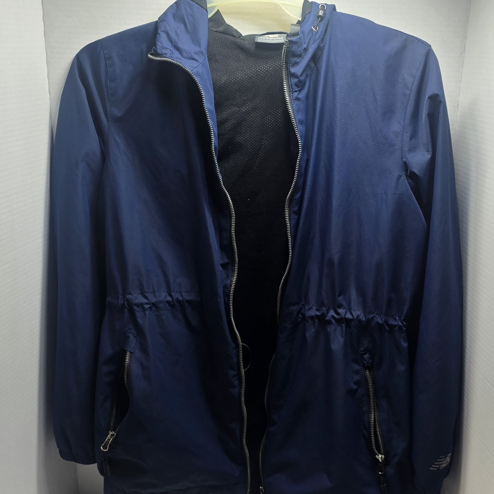 New Balance Navy Windbreaker Jacket